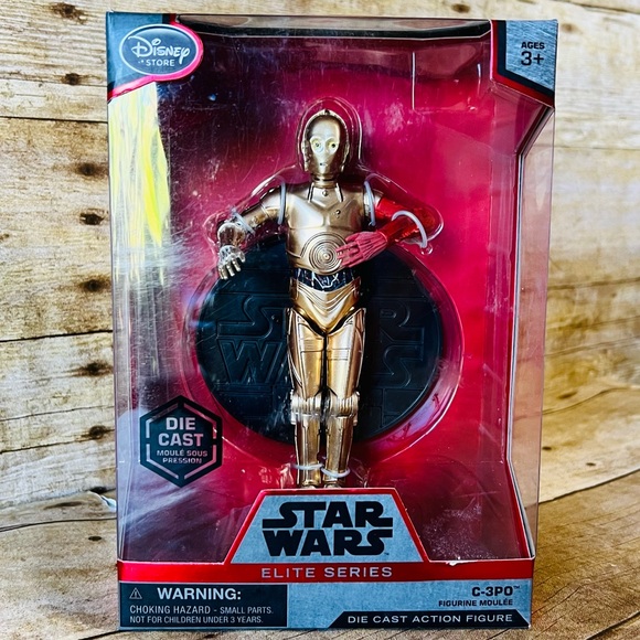 Disney Star Wars Elite Series 7” C-3PO Die Cast Metallic Action Figure - Picture 5 of 8